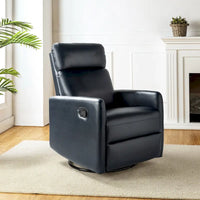 Lyle Fauteuil inclinable pivotant manuel avec base métallique