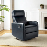 Lyle Fauteuil inclinable pivotant manuel avec base métallique