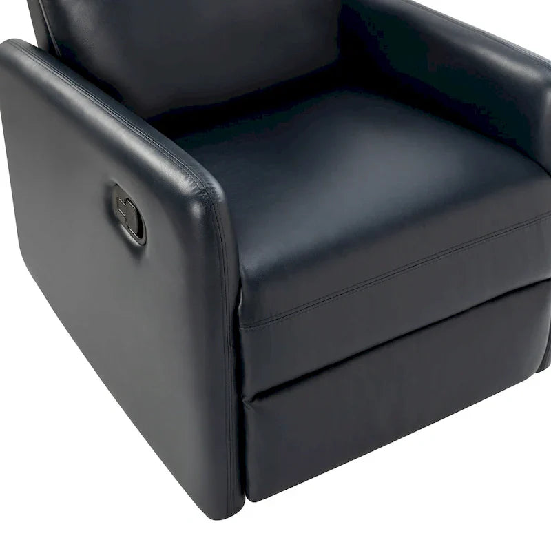 Lyle Fauteuil inclinable pivotant manuel avec base métallique