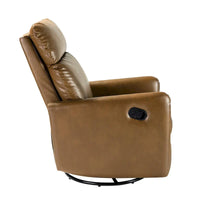 Lyle Fauteuil inclinable pivotant manuel avec base métallique