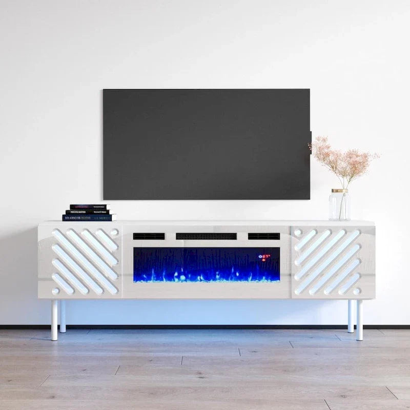 Meuble TV cheminée électrique Laser WH-EF 63