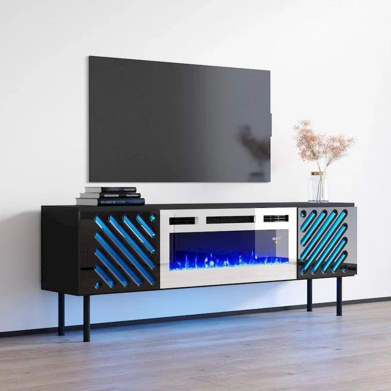 Meuble TV cheminée électrique Laser WH-EF 63