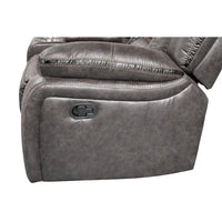 Roundhill Furniture Elkton - Fauteuil inclinable manuel, châtaignier foncé