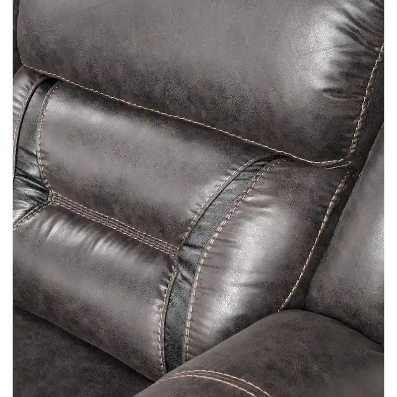 Roundhill Furniture Elkton - Fauteuil inclinable manuel, châtaignier foncé