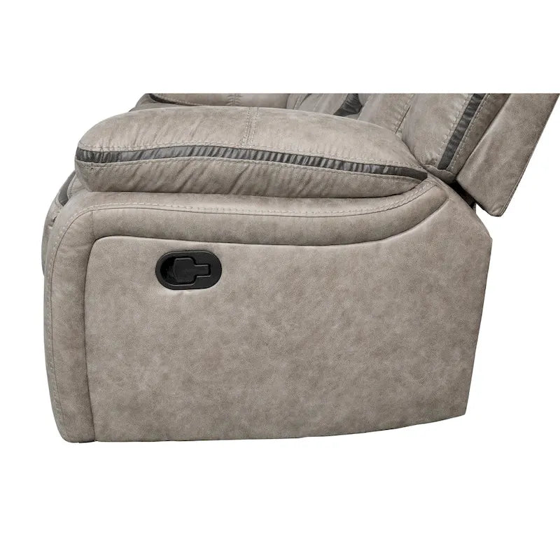 Roundhill Furniture Elkton - Fauteuil inclinable manuel, châtaignier foncé