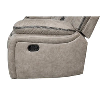 Roundhill Furniture Elkton - Fauteuil inclinable manuel, châtaignier foncé