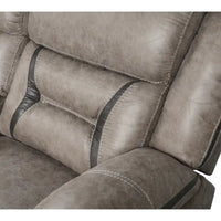 Roundhill Furniture Elkton - Fauteuil inclinable manuel, châtaignier foncé