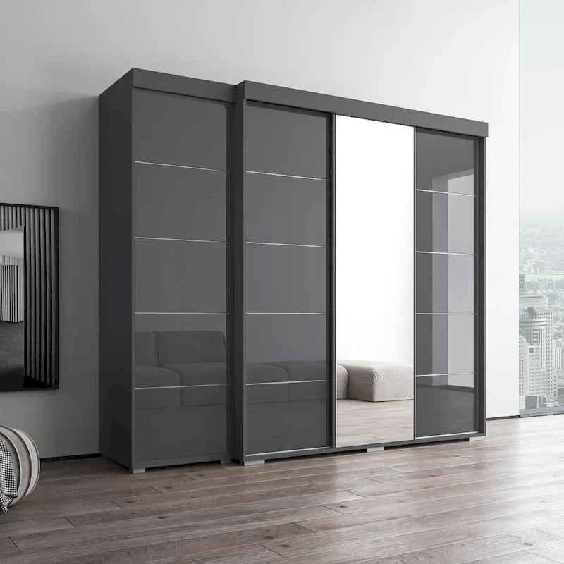 Garde-robe Aria 3D-EX avec 1 miroir