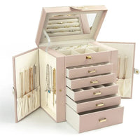 Boîte à bijoux pour femme - 6.8P x 10.6L x 11.4H