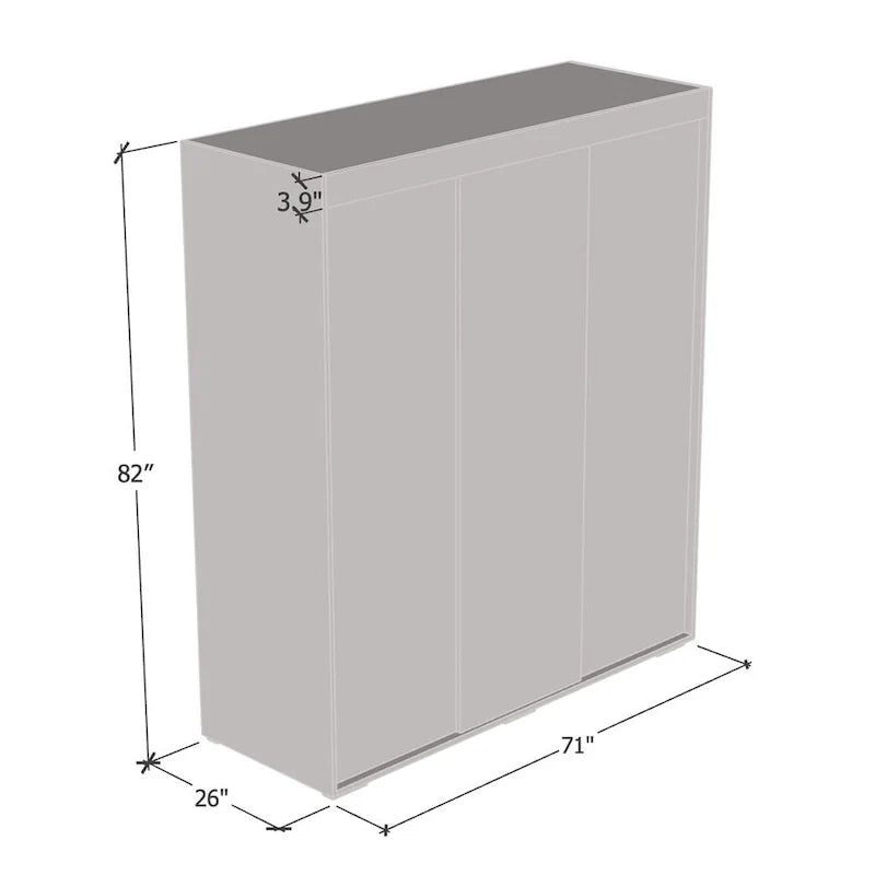 Armoire à miroir Strick & Bolton Suger à 3 portes
