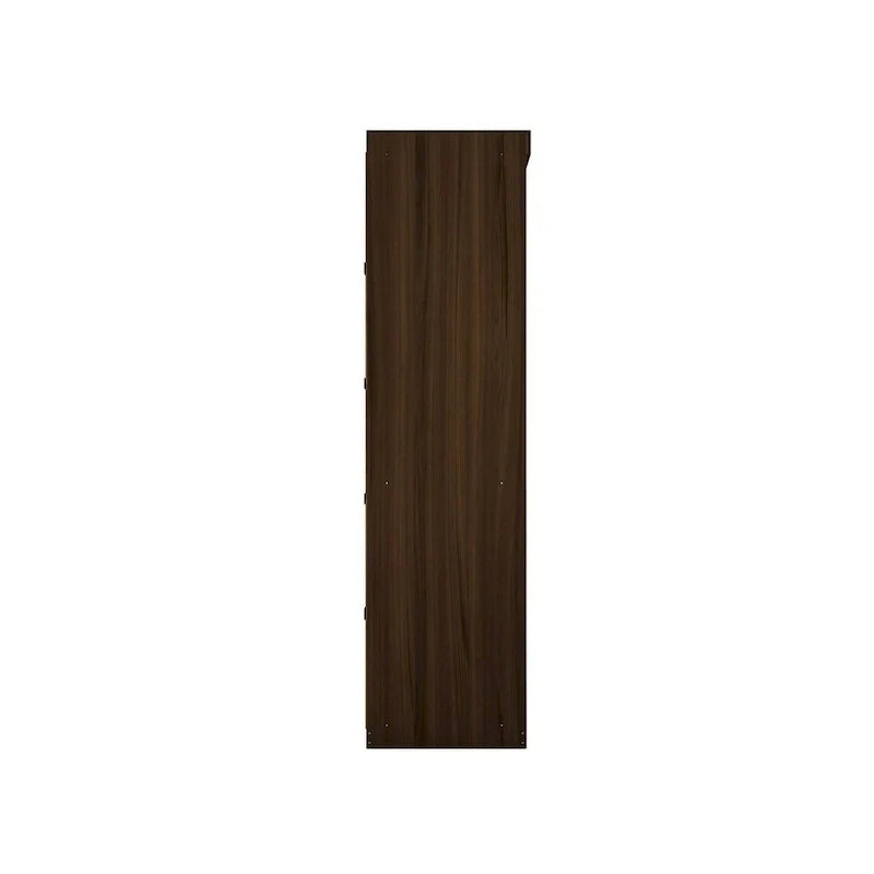 Garde-robe d'angle moderne Mulberry à 3 sections ouvertes et 4 tiroirs, ensemble de placard d'angle de 3