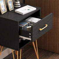 Table de chevet à 1 tiroir avec une étagère ouverte