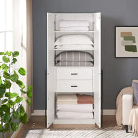Garde-robe penderie autoportante Manhattan Comfort Lee Modern 1.0