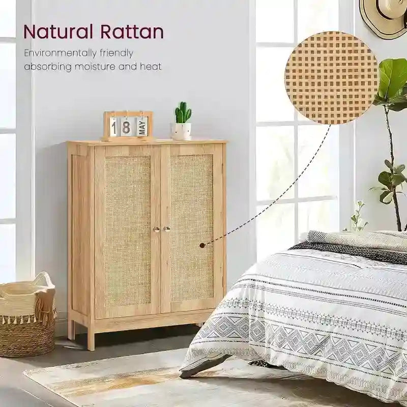 Meuble de salle de bain, meuble de rangement avec 2 portes et 2 étagères - 11,7 P x 23,4 L x 31,2 H