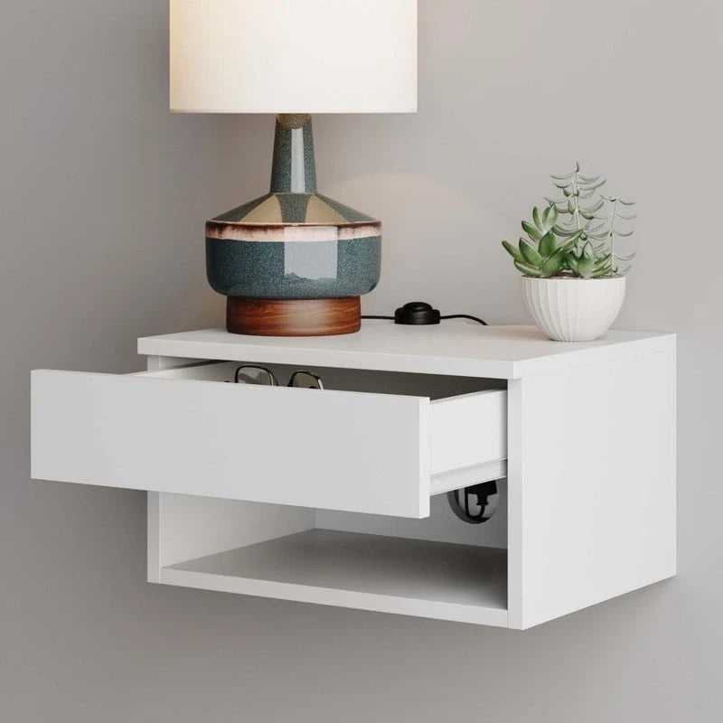 Table de chevet flottante moderne