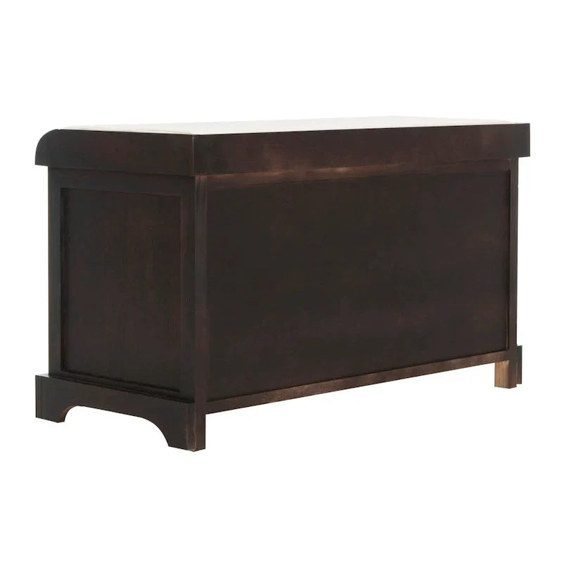 SAFAVIEH Euphemia Banc de rangement tressé marron - 33,5 x 16,1 x 19,9 - 34Lx16Px20H