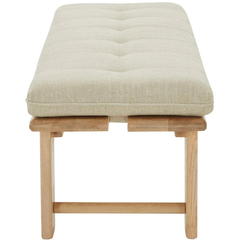 Banc coussin moderne Rasema SAFAVIEH Couture - 154,4 cm L x 48 cm P x 46 cm H - 61Lx19Px18H