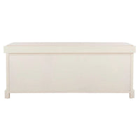 SAFAVIEH Eola Banc de rangement gris/blanc - 47 x 16,1 x 19,9 - 47Wx16Px20H