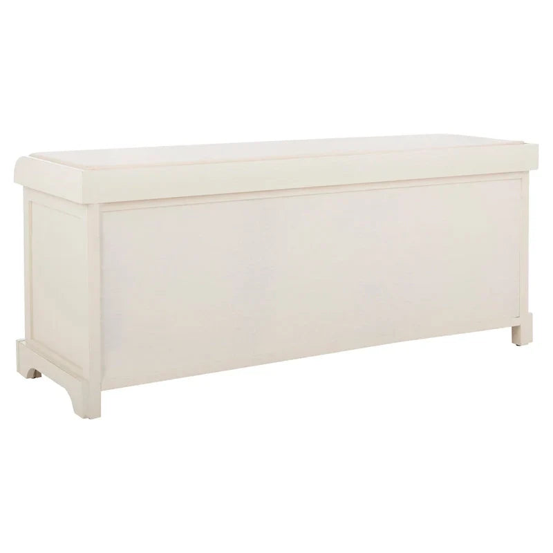 SAFAVIEH Eola Banc de rangement gris/blanc - 47 x 16,1 x 19,9 - 47Wx16Px20H