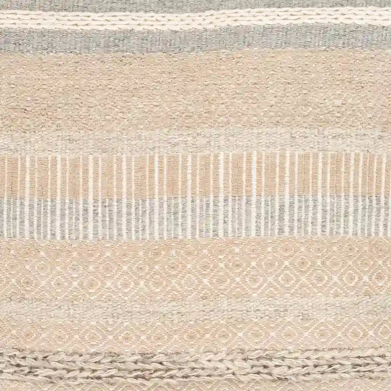 Pouf carré en patchwork de 60 cm Attia Farmhouse