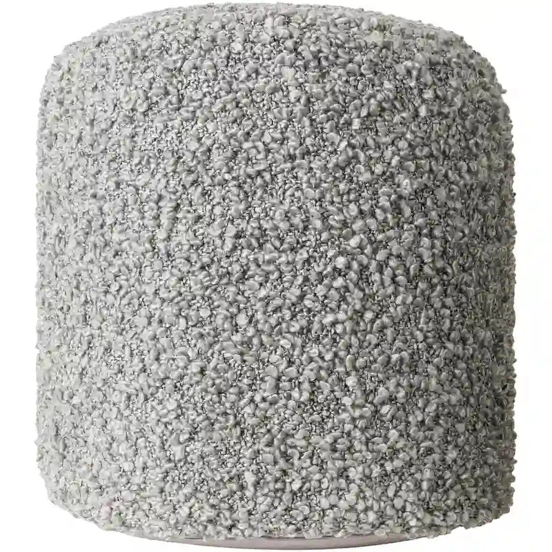 Pouf Mohave Shaggy Boucle 46 cm en polyester
