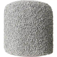 Pouf Mohave Shaggy Boucle 46 cm en polyester