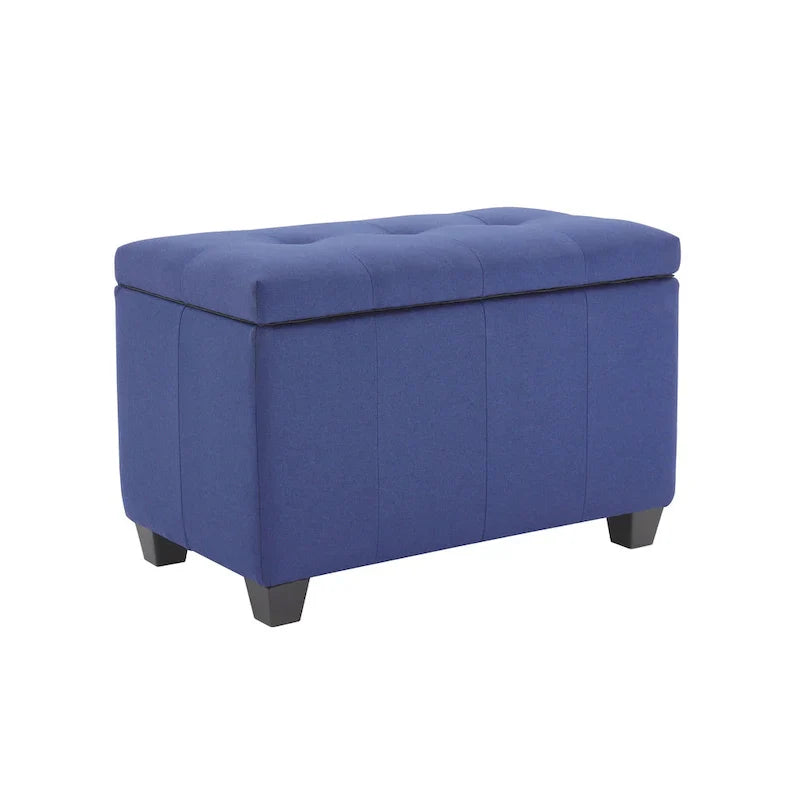 Banc de rangement Porthos Home Vivi en tissu à couvercle basculant