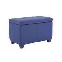 Banc de rangement Porthos Home Vivi en tissu à couvercle basculant