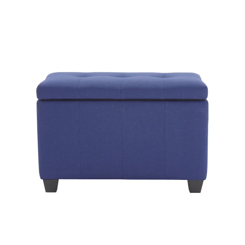 Banc de rangement Porthos Home Vivi en tissu à couvercle basculant