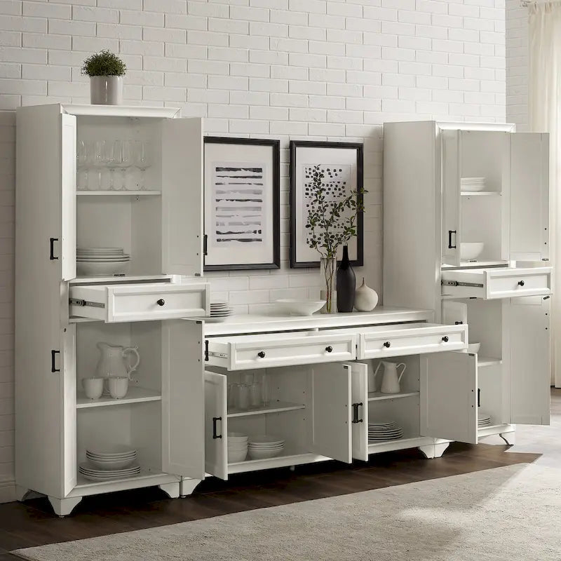Ensemble buffet et garde-manger Crosley Tara 3 pièces - 15x108,5x67,75