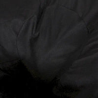 Ohnstad Pouf moderne 5 pieds bicolore en tissu et similicuir par Christopher Knight Home