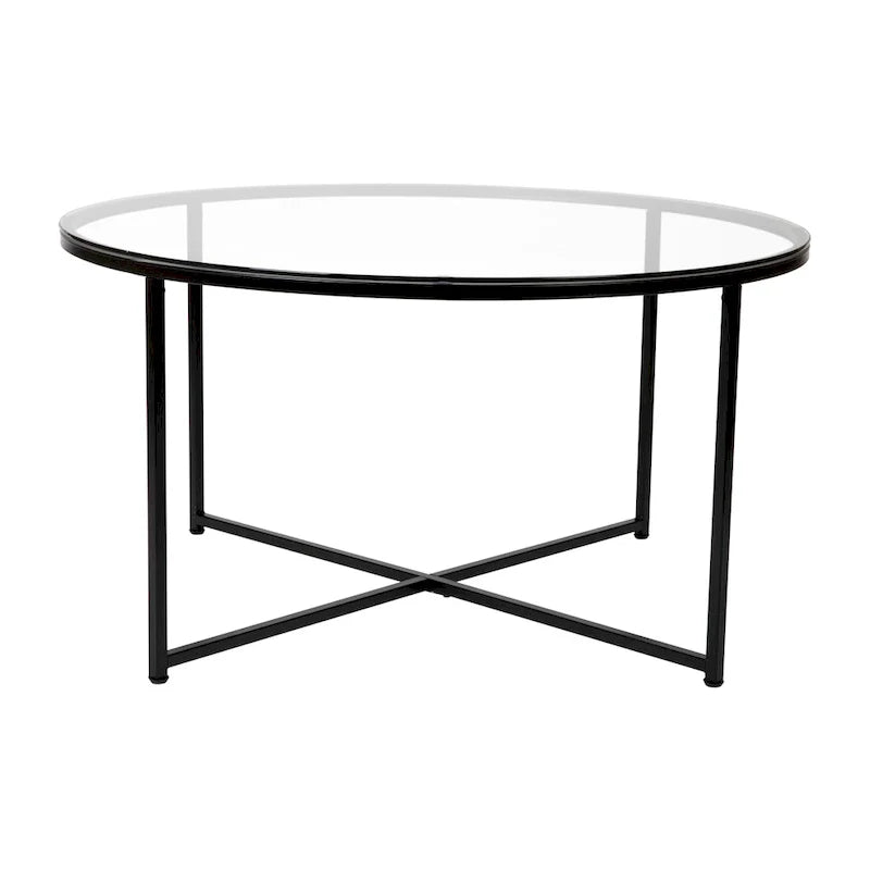 Tables gigognes Sonoma chêne clair avec piètement cantilever en métal