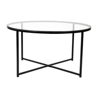 Tables gigognes Sonoma chêne clair avec piètement cantilever en métal