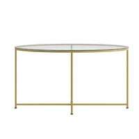 Tables gigognes Sonoma chêne clair avec piètement cantilever en métal
