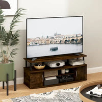 Grand meuble multimédia Furinno JAYA pour TV jusqu'à 55 pouces