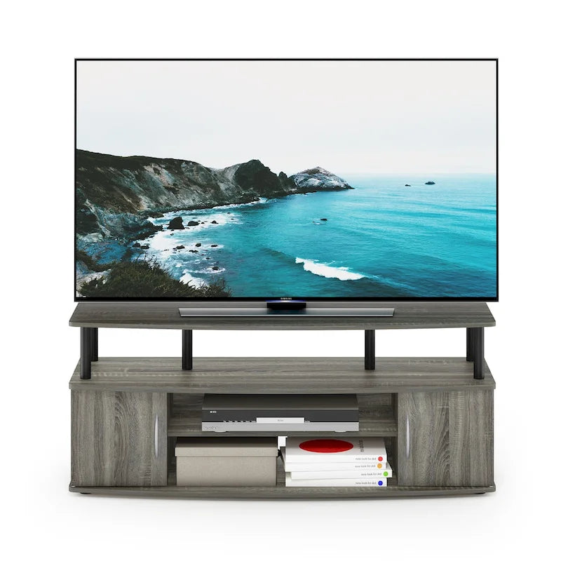 Grand meuble multimédia Furinno JAYA pour TV jusqu'à 55 pouces