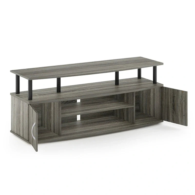 Grand meuble multimédia Furinno JAYA pour TV jusqu'à 55 pouces
