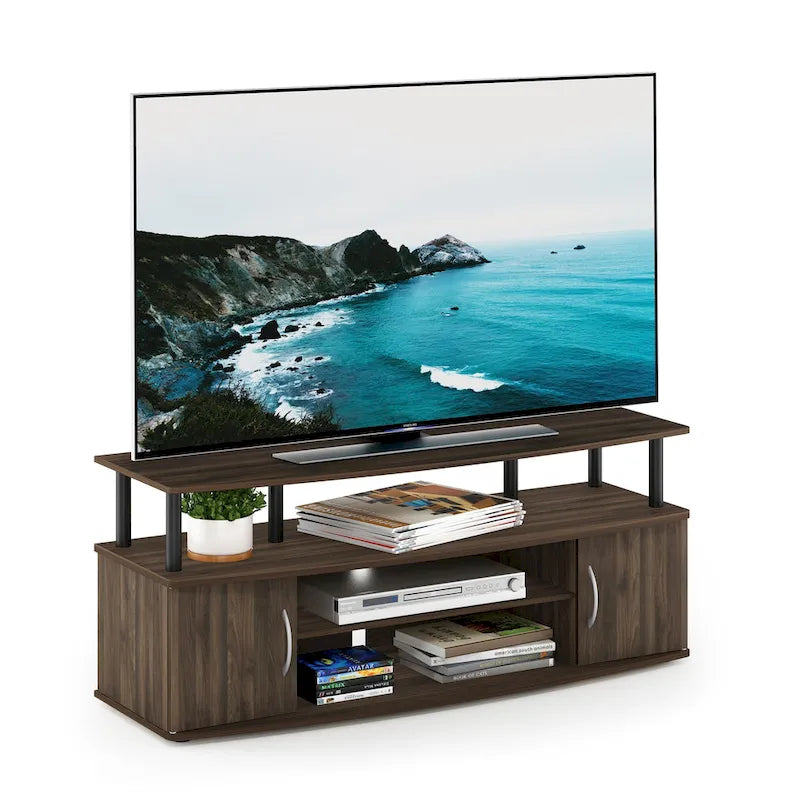 Grand meuble multimédia Furinno JAYA pour TV jusqu'à 55 pouces