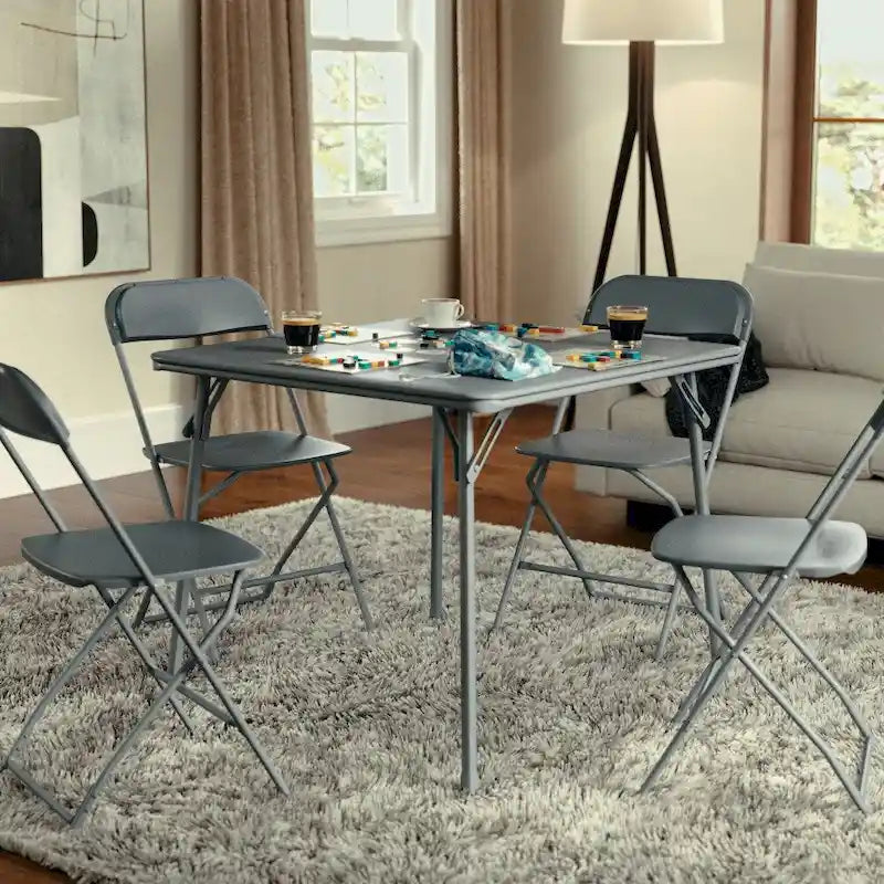 Table de jeu de cartes pliante en vinyle