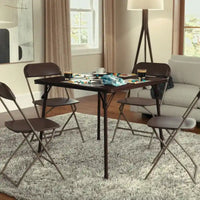 Table de jeu de cartes pliante en vinyle