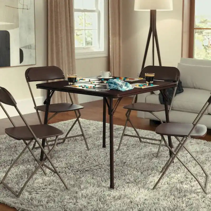 Table de jeu de cartes pliante en vinyle