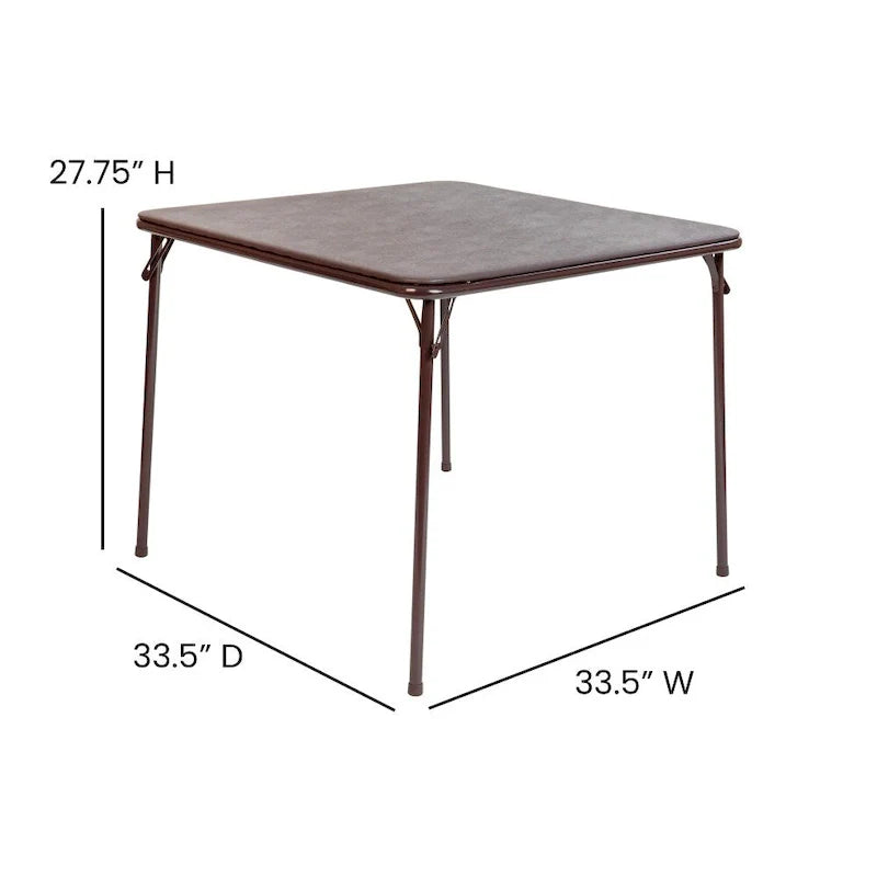 Table de jeu de cartes pliante en vinyle