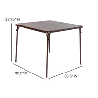 Table de jeu de cartes pliante en vinyle