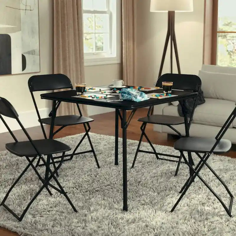 Table de jeu de cartes pliante en vinyle