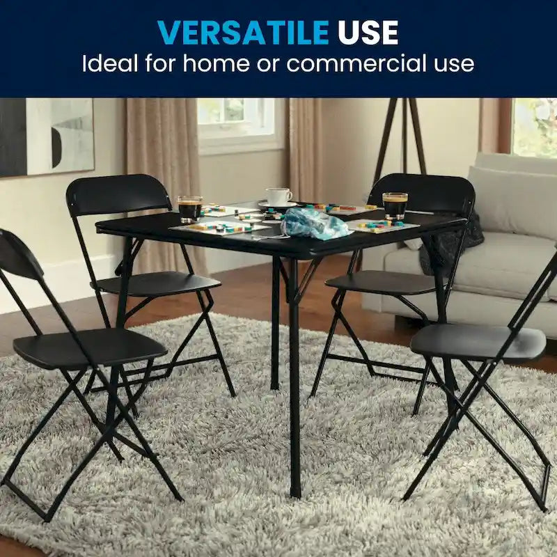 Table de jeu de cartes pliante en vinyle