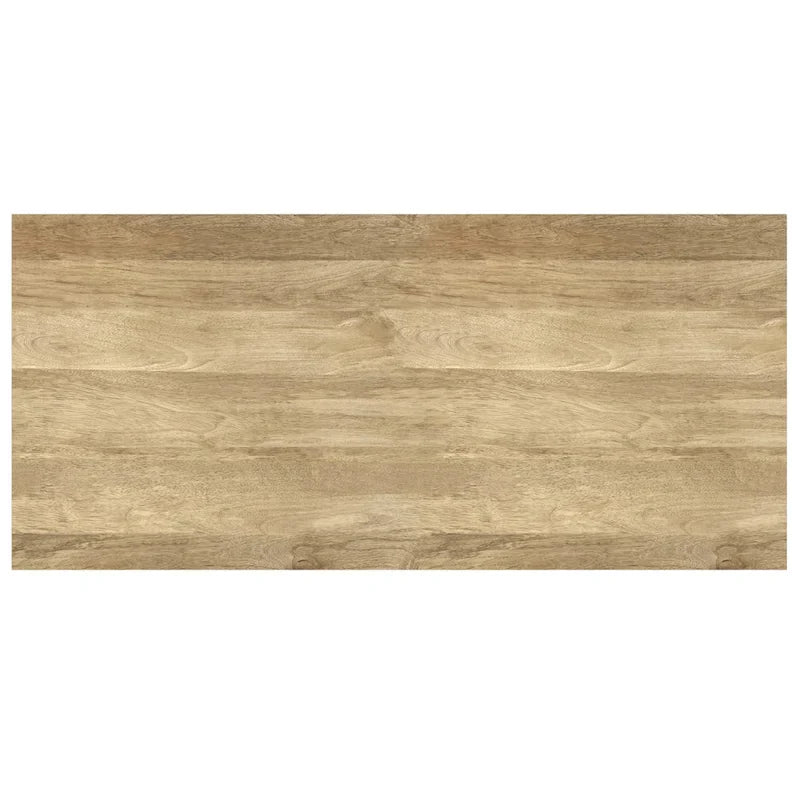 Table basse rectangulaire moderne en bois massif et métal WYNDENHALL Mitchell de 48 pouces de large - 48 L x 22 P x 18 H