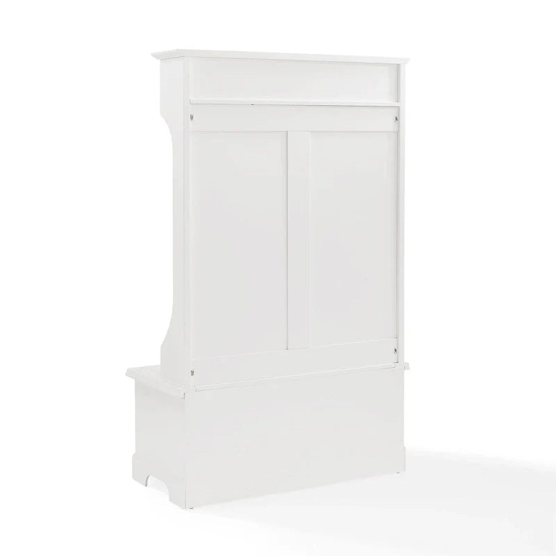 Meuble d'entrée Campbell en bois blanc classique
