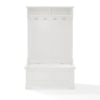 Meuble d'entrée Campbell en bois blanc classique