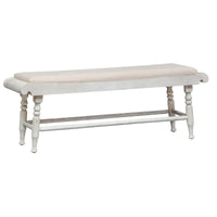Banc en lin antique Whitney