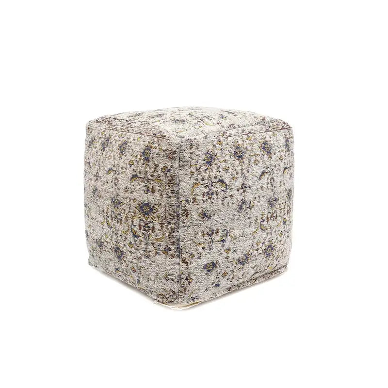 Pasargad Home Grandcanyon pouf premium en coton, taupe